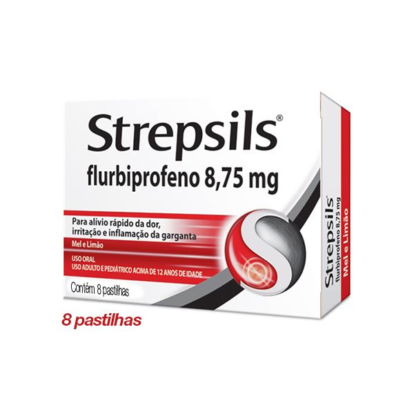 Strepsils 8,75mg X/8 Pst - Mais Preço