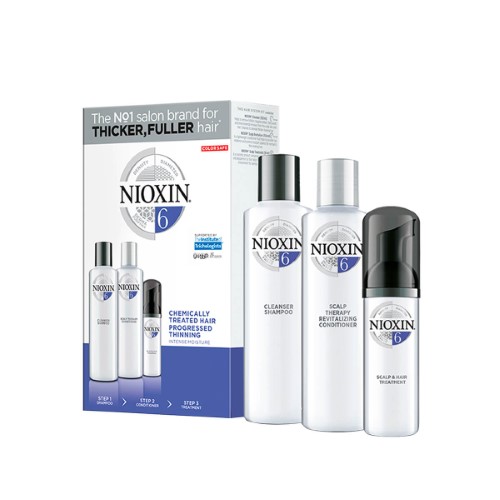 Nioxin Trial Kit Sistema 6 - Shampoo + Condicionador + Leave-In
