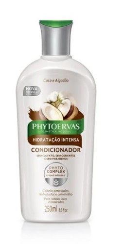O Melhor Preço De Condicionador Phytoervas Hidratação Intensa Coco E  Algodão 250ml É No Mais Preço