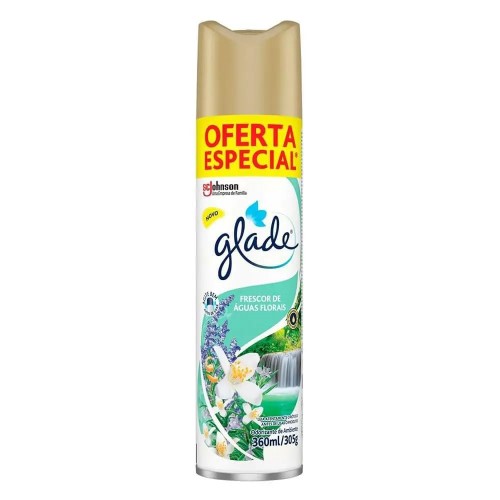 Desodorizador Glade Aerossol Frescor De Águas Florais 360ml